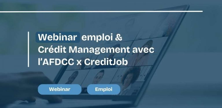 Webinar emploi & Crédit Management avec l’AFDCC x CreditJob